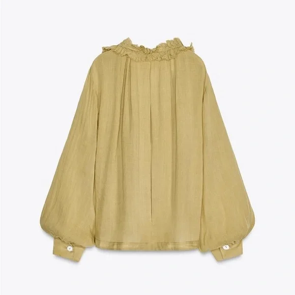 Ramie shirt ZW collection - Picture 8 of 9